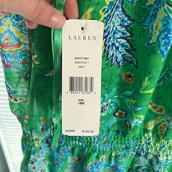 Ralph Lauren Chiffon Paisley Dress - Picture 7 of 10